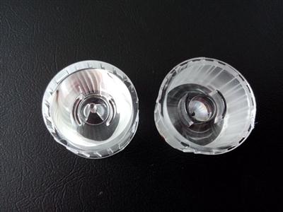 led透镜,大功率透镜,一体防水光面透镜,5°带支架光面