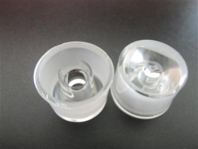 led透镜,大功率led透镜,单粒一体防水透镜XJ-60°带支架光身光面
